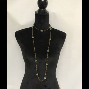 Gorgeous amber and jade beads-wear wrapped or long